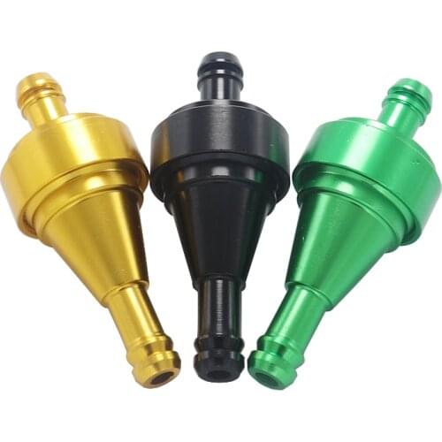 Universal 6mm Petrol Gas Fuel Filter Cleaner for Motorcycle Pit Dirt Bike ATV Oil Filters 5 Color