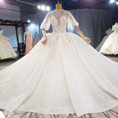 Robe De Mariee Plus Size Ball Gown Luxury Wedding Dresses 2021 Sweetheart Long Sleeves Sexy Lace Appliques Wedding Gowns