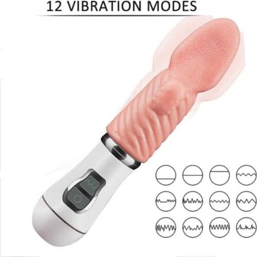 Vibrating Tongue Vibrator Sex Toys For Woman Clit Vibrator Vagina Tight Oral Licking G Spot Stimulate Vibrators Sex Adults Toys