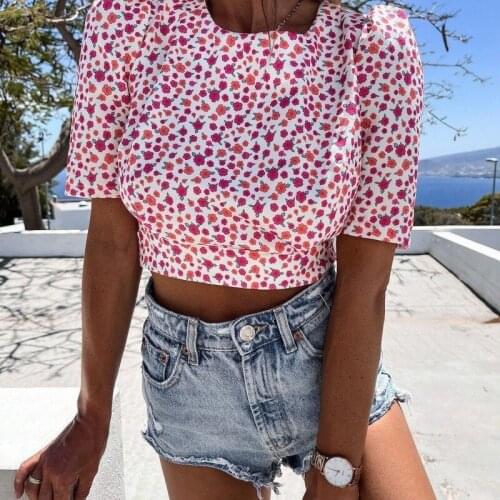 Vowbyside Women's Cropped T-shirts