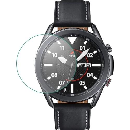 Tempered Glass Protective Film Guard For Samsung Galaxy Watch 3 41mm 45mm Screen Protector Cover Watch3 Smartwatch Protection