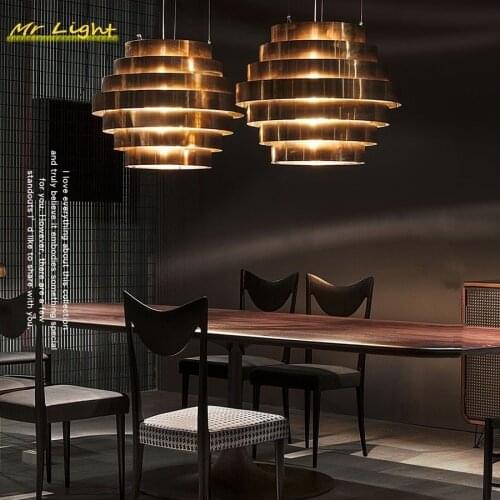 Post-modern Gold Pendant Lights Lighting Vintage Luxury Hanging Lamps Cafe Pendant Lamp Modern Hanglamp Kitchen Light Fixtures