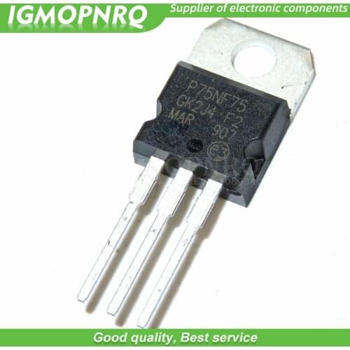 10pcs/lot P75NF75 STP75NF75 FET 75NF75 motor controller DIP TO-220 new original