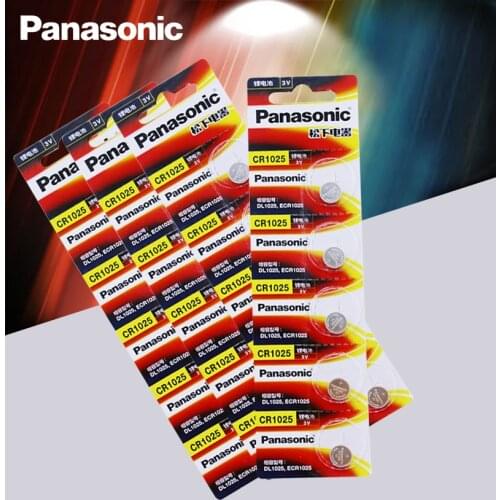 20PCS/LOT Panasonic 100% Origina CR1025 CR 1025 3V Lithium Button Battery Coin Cell Batteries