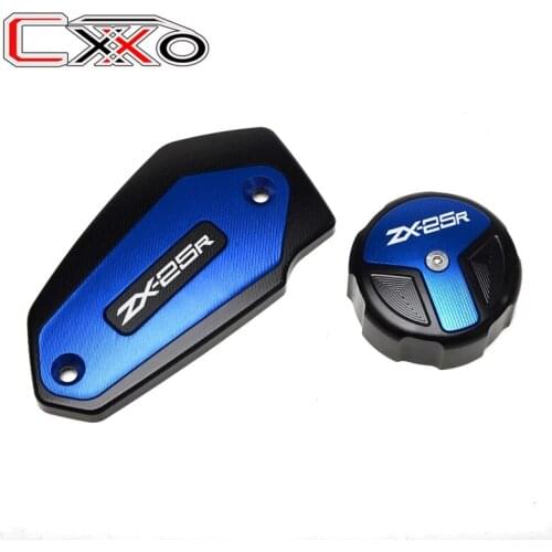2021 New Model Motorcycle CNC High quality Rear & Front Brake Fluid Reservoir Cap For Kawasaki ZX25R zx-25r ZX 25R 2020 2021