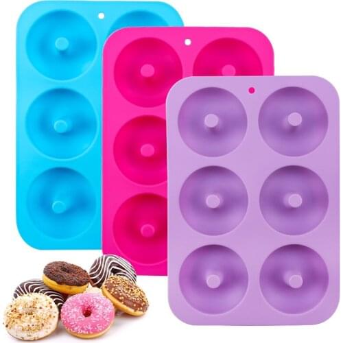 3 Packs Silicone Donut Mold For Donuts Silicone Molds Pastry And Bakery Accessories Oven for Baking