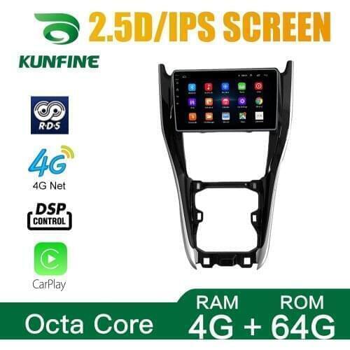 Car Radio For Toyota Harrier 2010-2017 Octa Core Android 10.0 Car DVD GPS Navigation Player Deckless Car Stereo Headunit