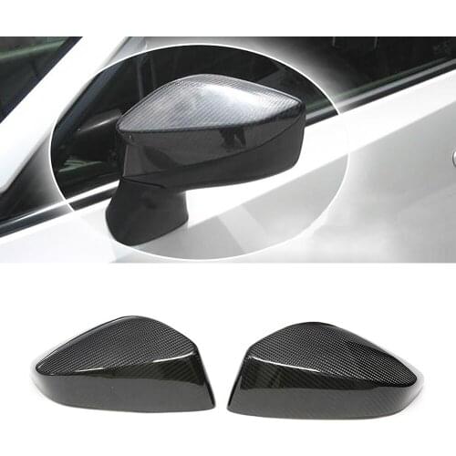 Car Accessories Carbon Fiber Side Rearview Mirror Frame Cover Sticker Shell Case for Toyota 86 GT86 FT86 Subaru BRZ 2012-2019