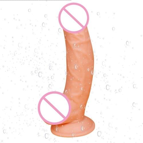 Modi 8.7 Inch Curved Big Dildo Anal Vagina Massager Plug Handsfree Suction Cup Penis Lifelike Butt Pussy Sex Toys For Female