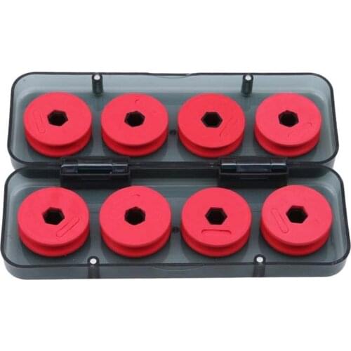 8pcs Fishing Box Spools Line Case Wire Board Fishing Winding Board Fishing Line Shaft Fishing Lure Hook Rig Bait Storage Case