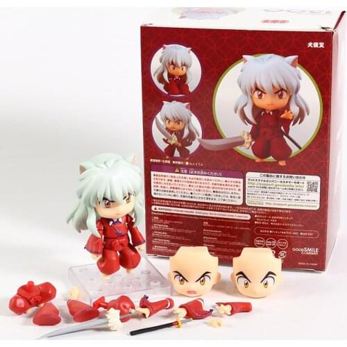 Inuyasha 1300 Q Version PVC Action Figure 10cm Anime Collection Model Toy Doll Gifts