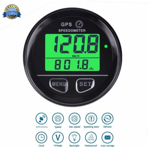 GPS Speedometer Digital Searon Speed Meter Counter Waterproof with High Speed Recall For ATV UTV Motorcycle Automobile Motor