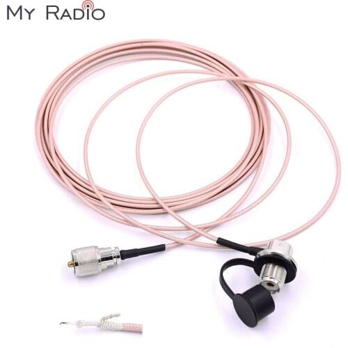 Nagoya RC-316 Coaxial Extend Cable 5 Meter PL-259 for Mobile Radios Antenna Double Shielded extend cable