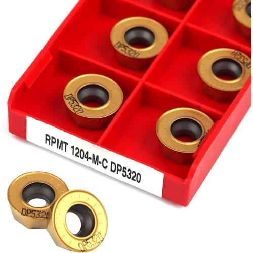 High quality Original RPMT1204 DP5320 RPMT1604 DP5320 RPMT1604 DP5420 carbide insert Lathe tools CNC metal lathe milling insert