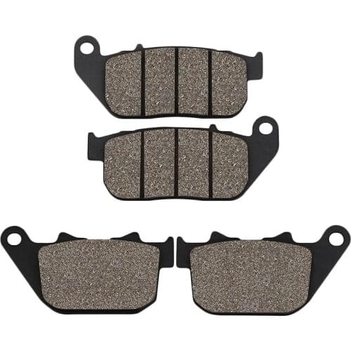 Motorcycle Front Rear Brake Pads for Harley XL50 L883 Iron XL 883 Sportster Custom XL1200 XL 1200 XL1200V XL1200X 48 Forty Eight