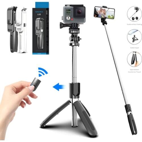 NEW 4 In1 Wireless Bluetooth Selfie Stick Tripod Foldable Monopods Universal for SmartPhones for Gopro Sports Action Camera
