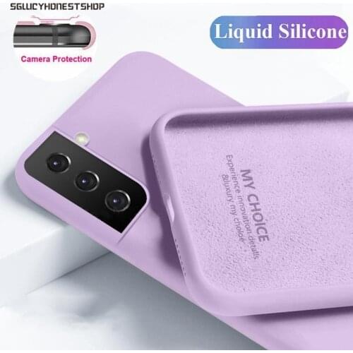 For Samsung A50 A70 A51 A71 S8 S9 S10E S20 Plus Liquid Silicone Soft Case Cover For Galaxy Note 8 9 10 Plus A20 A30 A40 S7 Edge