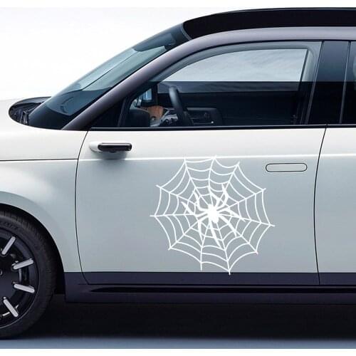 Cute spider Stickers Ussr Interesting Vinyl Decals Car Sticker Black/Silver Car-Styling