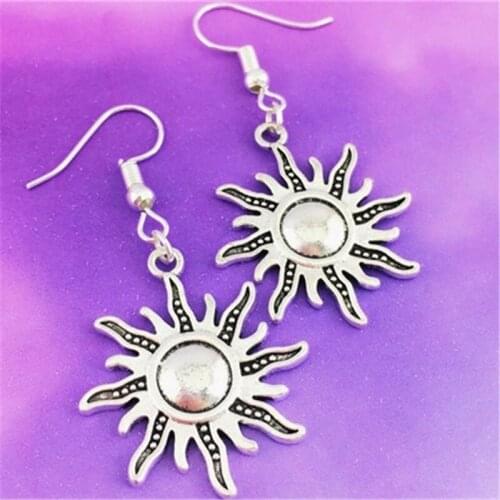 Sun Earrings, Weather Earrings, Sunshine Jewelry,Christmas Gift, Galaxy Earrings, Celestial Earrings, Good Luck Gift, Space Gift