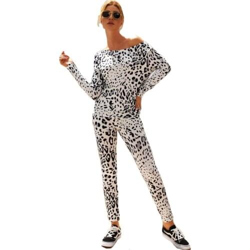 Two piece set 2Pcs Women Tracksuit patchwork Sptride Sweatshirt Pants Sets Lounge Wear Casual Suit cropped