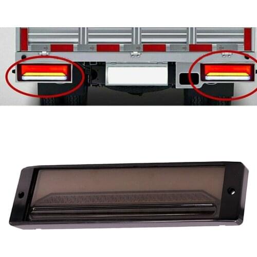 Universal Car Accessories Left 12V-24V IP68 3W Smoke Lens 147LED Halo Neon Flowing Turn Signal Brake Tail Light