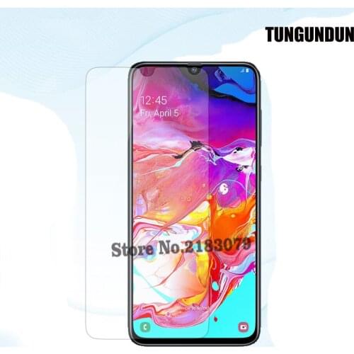 Tempered Glass For Samsung Galaxy A70 Screen for Samsung A70 Full Cover Protection Case Film On Glass Screen Protector