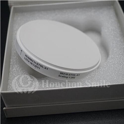1PC Dental Zirconia Block 1200mpa Multilayer A1 98*14/16mm Wieland compatible