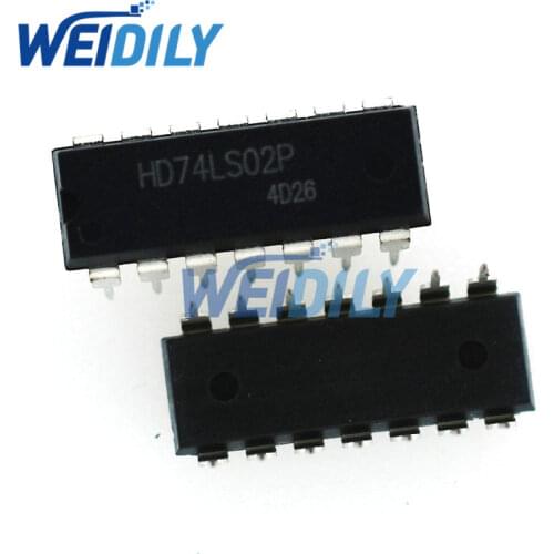 10PCS/LOT HD74LS02P DIP14 HD74LS02 DIP SN74LS02N 74LS02 74LS02N DIP-14 New