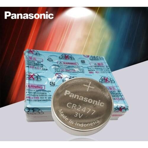 10PCS/LOT Genuine Panasonic CR2477 3V CR 2477 High Performance High Temperature Resistant Button Coin Battery Cell Batteries
