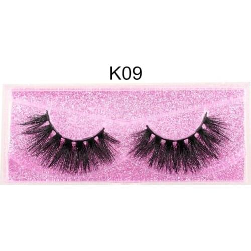 3D Mink Lashes Handmade Soft Eyelash Faux Lash Extension Beauty Makeup Eyelashes Long Dramatic Lashes K09