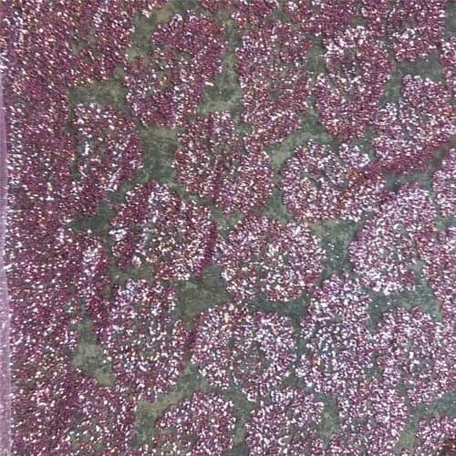 5yards shinny glitter powder hand print glitter lace fabricfor indian nigerian evening dress