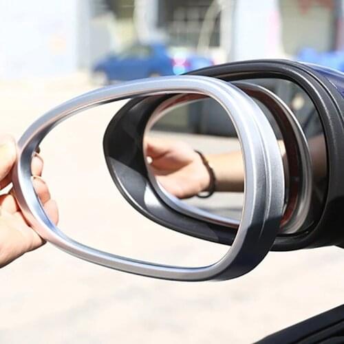 ABS Car Rearview Mirror Protective Decoration Shell Rearview Mirror Rain Shield for Alfa Romeo Giulia Car Accessories Exterior