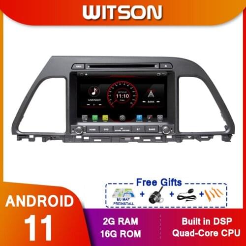 WITSON Car Radio Multimedia Video Player Navigation GPS Android 10 For HYUNDAI SONATA 2015