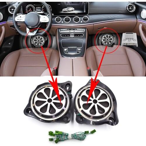 Car subwoofer for Mercedes W205 W213 W222 GLC tweeter splitter cables connection bass audio fitting wiring horn wires under seat