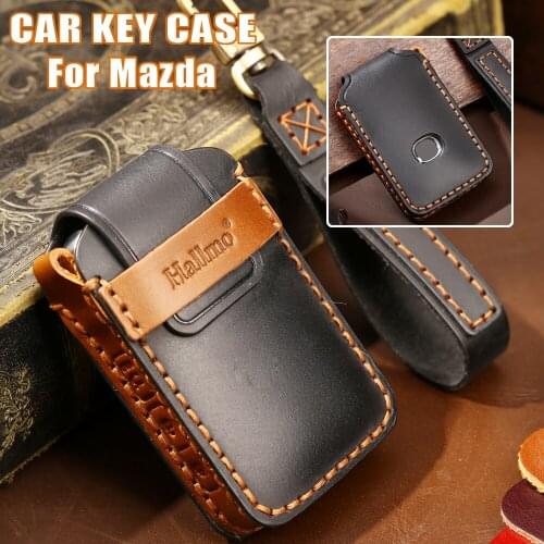 For Mazda 2 3 6 Atenza Axela Demio CX-5 CX5 CX-3 CX7 CX-9 2015-2019 Auto Accessories Car Remote Key Case Cover Keychain