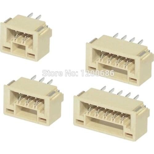 GH1.25 1.25MM GH Series Connector ST SMD Connector Terminal Socket GH1.25 GH 2 3 4 6 10-Pin Connector Plug