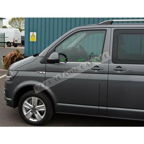 For Volkswagen T6.1 Transporter 2020 2021 Chrome Window Moulding Window Frame Framework Accessory Diffüser Spilitter Car-styling
