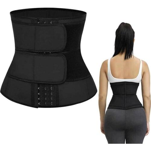 Spandex Waist Trainer Corset Sweat Belt for Women Weight Loss Compression Trimmer Workout Fitness