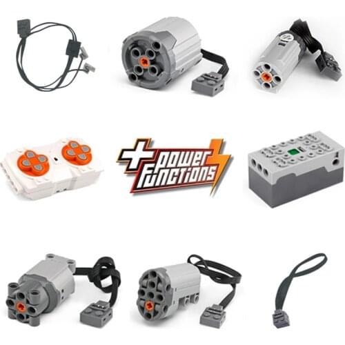 LepinBlocks Power Functions Motor Battery Box Compatible High Tec Moc RC Car 20086 20001 42083 42056 Remote Control Engine Part