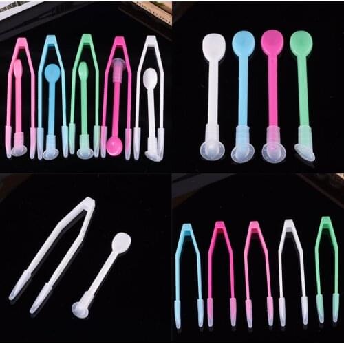 Mini Candy Colour Contact Lens Tweezers Women Men Portable Small Contact Lense Case Box Cute Plastic Mini Suction Cup for Lenses