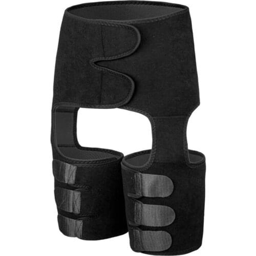 High Waist Neoprene Slim Thigh Trimmer Butt Lifter Leg Shaper Fat Burning Compress Waist Trainer Belt Sweat Shapewear Plus Size