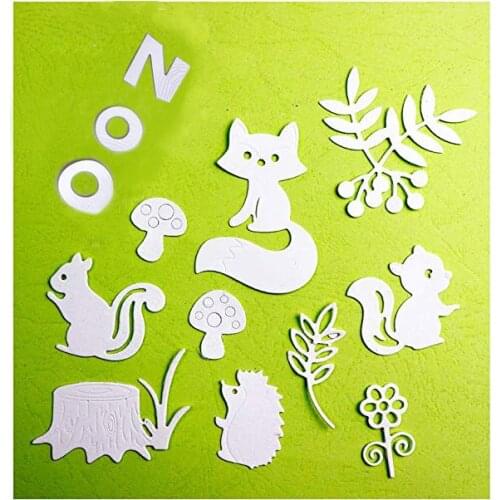 2020 New Tree Stump Dies Animal Metal Cutting Dies Scrapbooking Bird Butterfly Flower leaf Die Cut for DIY Paper Card Making