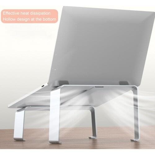 Laptop Stand Stable Heat Dissipation Aluminum Alloy Detachable Portable Laptop Holder Riser for Office Universal Desktop Holder