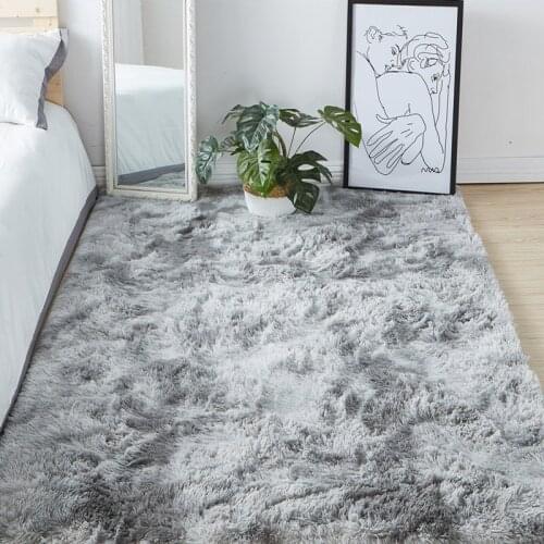 Fuzzy Abstract Area Rug Fluffy Shag Fur Rug Indoor Home Floor Carpet Plush Throw Rug Shaggy Decorative Accent Carpet for Bedroom