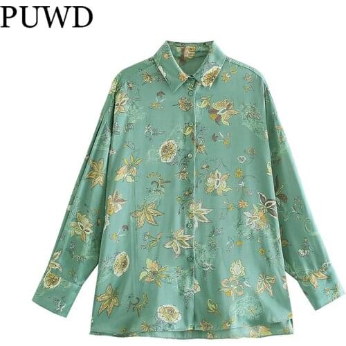 PUWD Green Blouses China