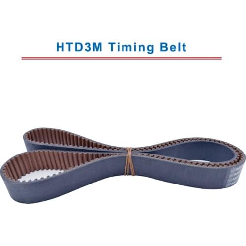 HTD3M Timing Belt with circular teeth 3M-1104/1125/1176/1200/1245/1260/1263/1335/1344 teeth pitch 3mm belt width 10/15 mm