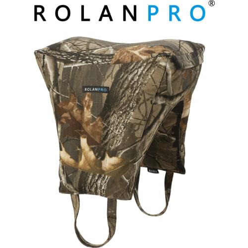 ROLANPRO Lens Gun Window Pillow Lens Gun Pillow Photographic Bean Bag Empty Bag with Open Hole Photography Support Case