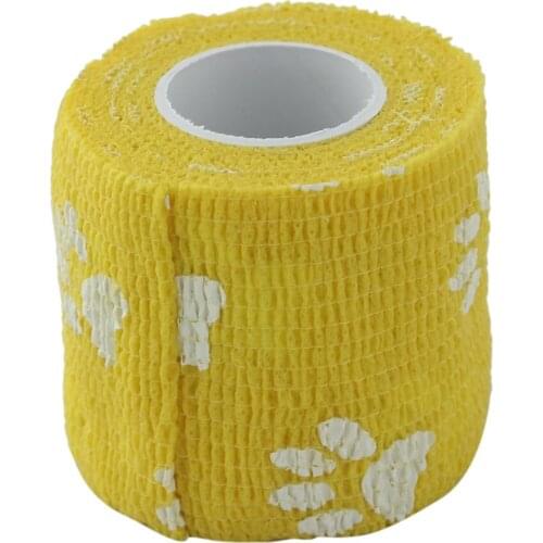 Vet Wraps – 4 Pieces - Adhesive Gauze Rolls, Cohesive Bandage, Adhesive Bandage Wrap for Animals