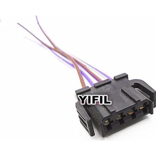 4 Pin/Way Rear Light Wiper Motor Wiring Harness Pigtail 4P Plug Connector For VW Passat Bora Magotan Jetta 893 971 634