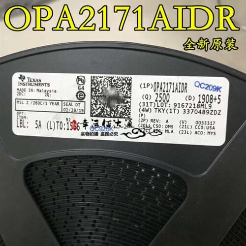 100% New&original OPA2171AIDR OPA2171A 2171A SOP8 In Stock